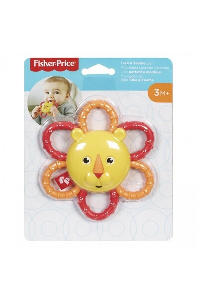JPT Fisher-Price Take & Teethe Jucărie de dentiție Leu 14x18cm