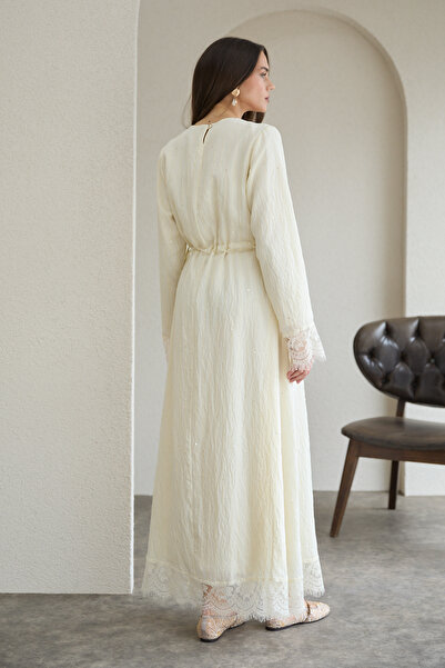 Melike Tatar Sequin Lace Dress 32-2865