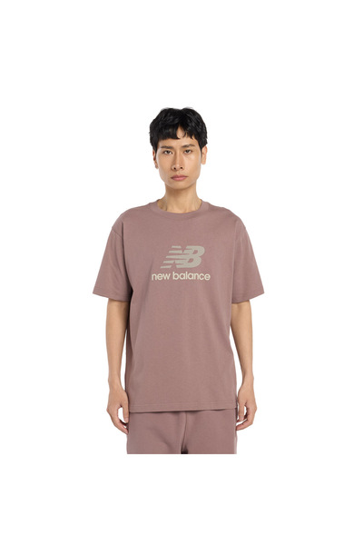 New Balance Bărbați& # x27;s Tricou sport cu mânecă scurtă și logo XXL