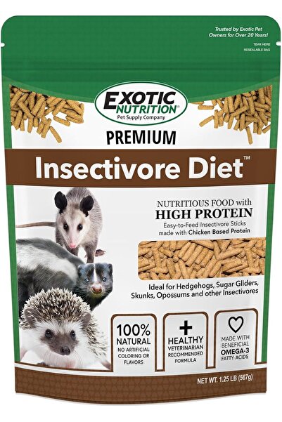 Exotic Nutrition طعام الحشرات الممتاز 1.25 رطل