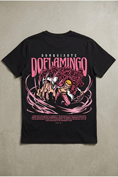 Silkensoul تي شيرت One Piece Donquixote Doflamingo بتصميم قياسي مناسب للجنسين