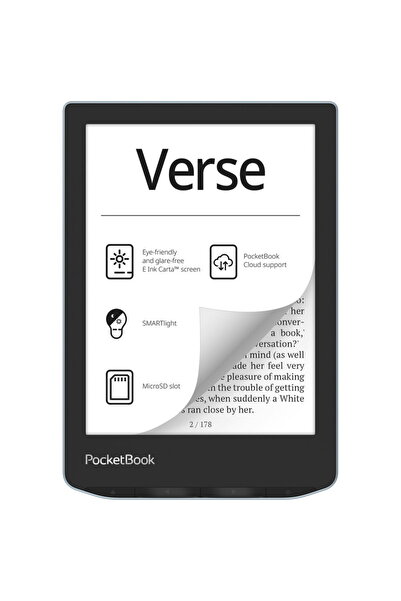 pocketbook eBook Reader Verse PB629, ecran tactil 6.0" E Ink Carta™ 1200, 212...