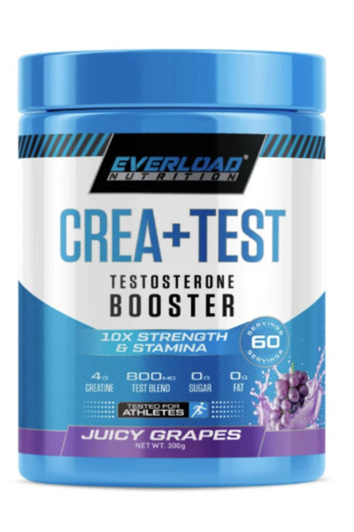 Everload Nutrition Crea+Test Creatine Zinc Daa D3 Test Booster 300g