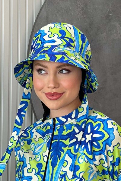 Şulemoda Giyim Буксет шапка в цвят пистачио зелен