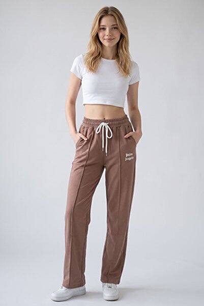 bacc Biscuit Printed Wide-Leg Sweatpants