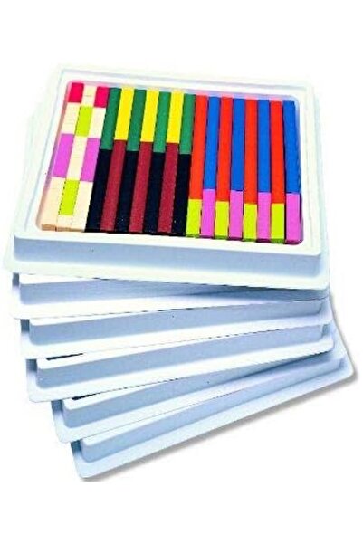 Learning Resources Cuisenaire Rods Multipk Wood Set of 6 (LER7503)
