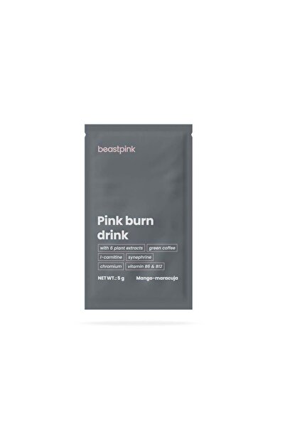 GymBeam Probă de băutură Pink Burn 5 g mango maracuja