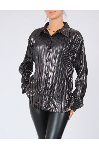 Evendi Oversized Shirt, Black