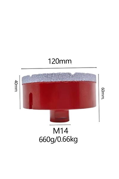 Romania 120 mm – Diamond Core Drill M14, Industrial Class (Porcelain Tile & G...