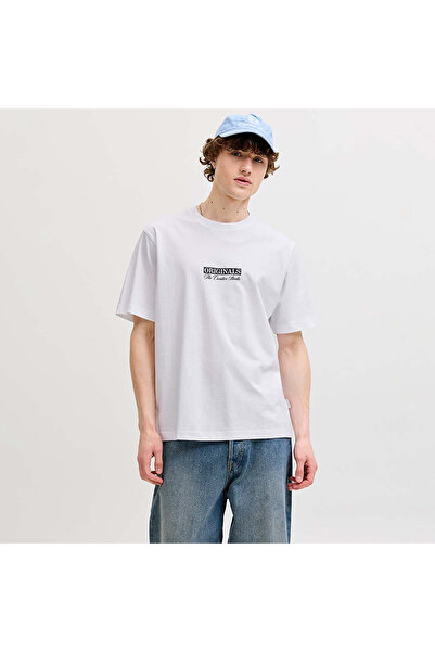 Jack & Jones Ανδρικό λευκό μπλουζάκι Savona Box 12310070-WHT