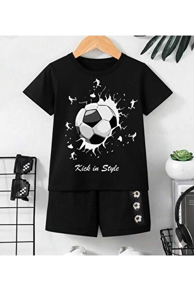 NC Nicee Clothes Tricou și pantaloni scurți de vară pentru copii, unisex (imp...
