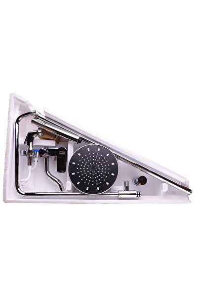 lavella Shower column - bathtub faucet + fixed shower head + mobile shower he...