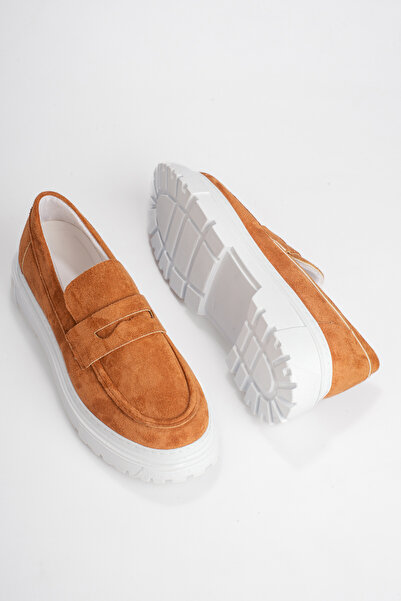 Kuback Akb-X11 Tan Suede Casual Men's Shoes