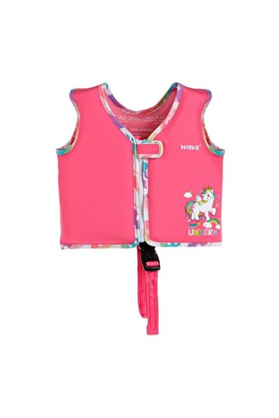 Wave Vestă de înot, roz, cu unicorn, pentru copii, 2-3 ani, 15-18 kg