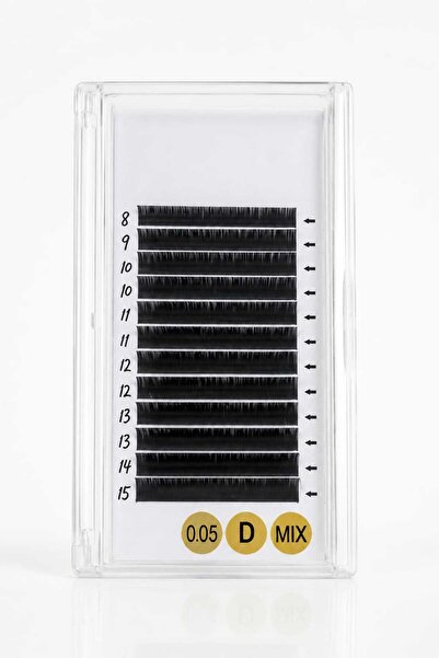 Glamura Lashes Gene Fir cu Fir Mix lungimi 8-15mm, Curbura D, Grosime 0.05 mm...