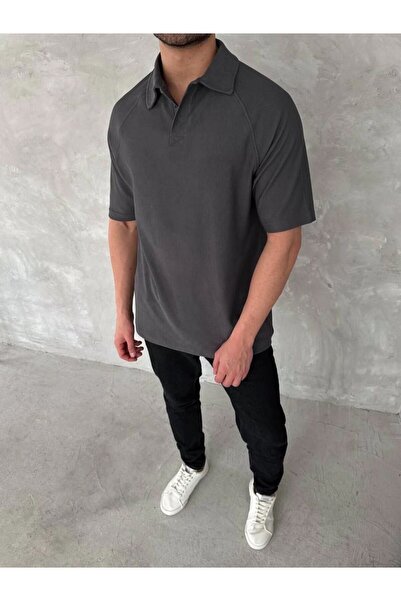 Generic Brand Men's Polo Neck T-Shirt with Pockets Short Sleeve Summer T-Shir...