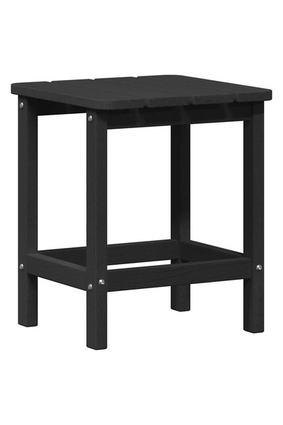 vidaxl Side table Black 38 x 38 x 46 cm Polyethylene