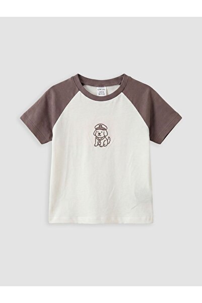 LC Waikiki تي شيرت LCW baby مطبوع عليه طفل رضيع