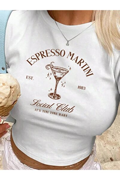 cielyra إسبريسو مارتيني بحزام يلتف حول الجسم بطول قصير