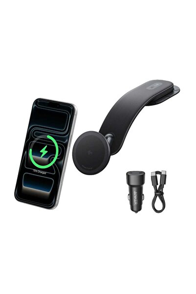 Anker شاحن سيارة لاسلكي نانو من ماججو بقوة 15 واط، أسود، B2216H11