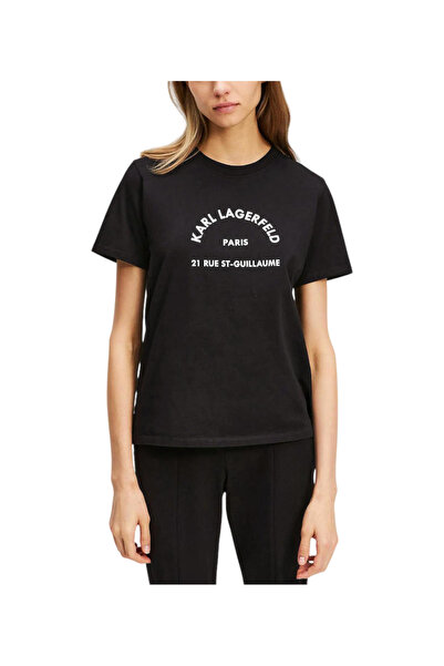 Karl Lagerfeld Γυναικείο T-shirt Μαύρο A3W17105-999 BLACK
