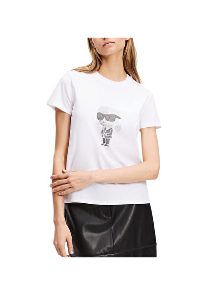Karl Lagerfeld Γυναικείο T-shirt Λευκό A3W17076-100 WHITE