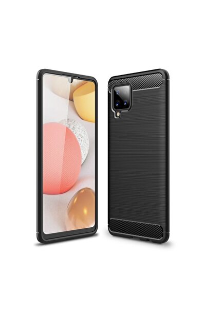 Tech-Protect TPUCarbon Hybrid Case for Galaxy A42 5G Black