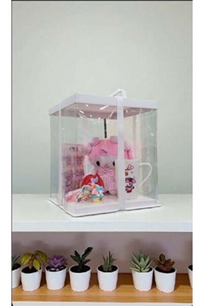 SANRIO صندوق هدايا شفاف يحتوي على مجموعة من منتجات شخصية ماي ميلودي