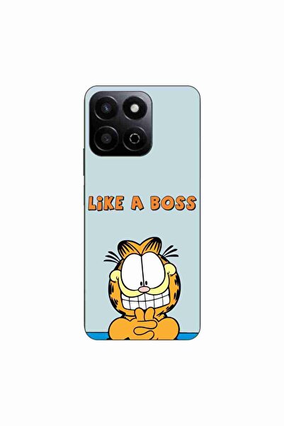 OEM Case compatible with Honor 200 Smart Silicon Gel Tpu Model Garfield Like ...