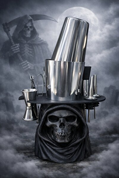 Bar Boss Professional Barware Reaper Standlı Kokteyl Hazırlama Seti Boston Sh...