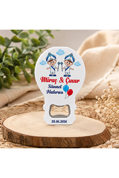 ZuleyCollection Kişiye Özel Sünnet Hatırası Açacak Magnet |30 adet İsim Baskı...