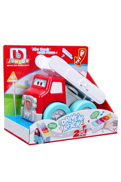 Bburago Junior Primul meu camion cu instrumente muzicale, Bburago, Rosu