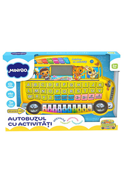 Minibo Set educativ, Autobuz cu activitati,