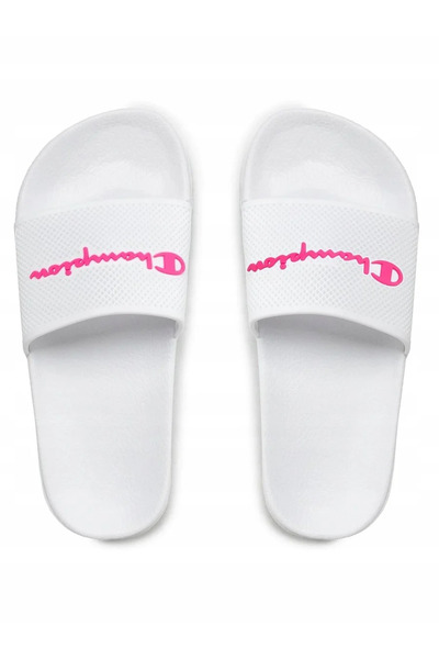 Champion Unisex White Slide-Style Flip Flops — Size EU 42