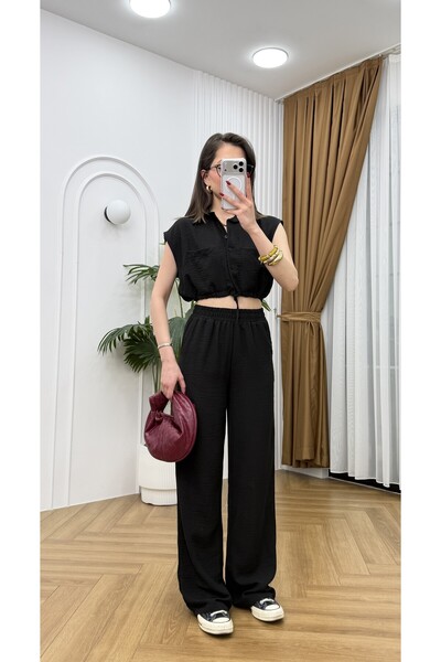 R-Style Linen Crop Set