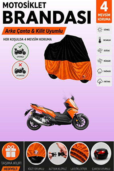 Cemku Double Black Top - Orange Bottom, Rear Bag Compatible Yuki Defender Max...