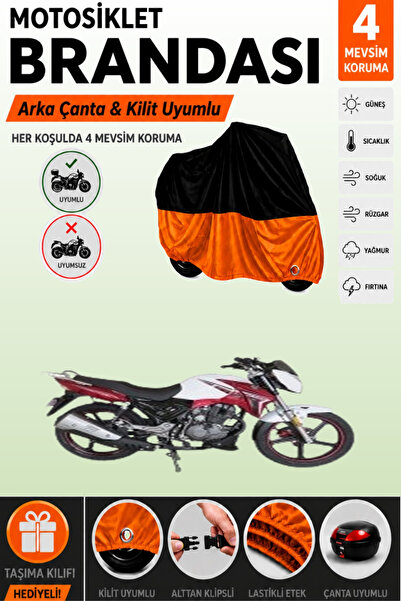 Cemku Double Black Top - Orange Bottom, Rear Bag Compatible Arora Ar 170-20 E...