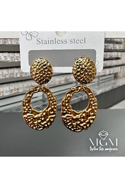 atastore2017 Stoneless Gold Plated Earrings