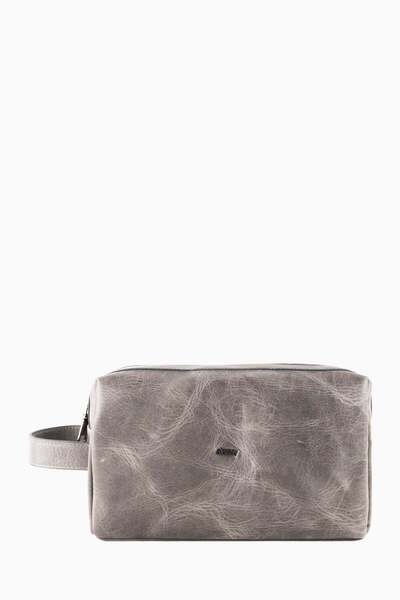 DAMY Genuine Leather Unisex Handbag 8415 - Anthracite