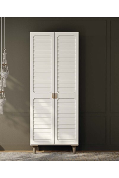 miracool Lavanta 2 Kapaklı Gardırop / Çok Amaçlı Dolap / Komple MDF