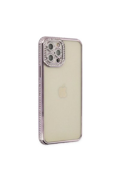 OEM Apple iPhone 12 Pro Case Joke Stone Silicone - Purple