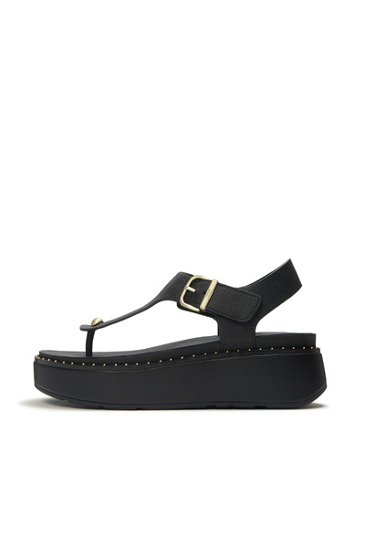 Fitflop Kadın / Kız Sandalet A3F-090 GEN-FF Max Bucle Tumbled-Leather Toe-Pos...