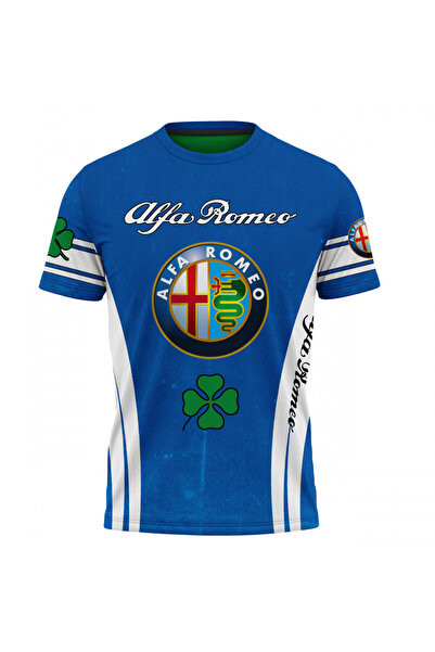 OEM Tricou barbati Alfa Romeo , maneca scurta multicolor D096