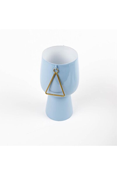 Blends Large Blue Serving Bowl with Stand from Azha