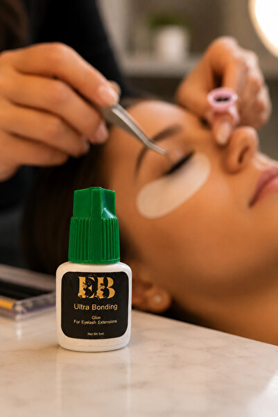 Easy Beauty İpek Kirpik Yapıştırıcısı 1sn Kuruma YEŞİL KAPAK 5ml Profesyonell...
