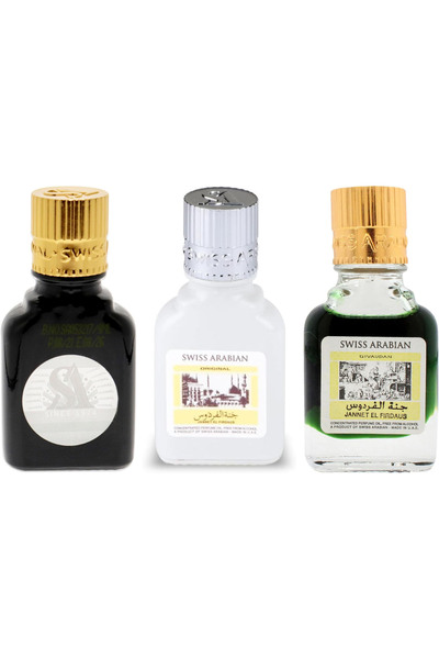 SWISS ARABIAN Jannet El Firdaus Concentrated Perfume Oil 9ml | Combo Pack of ...
