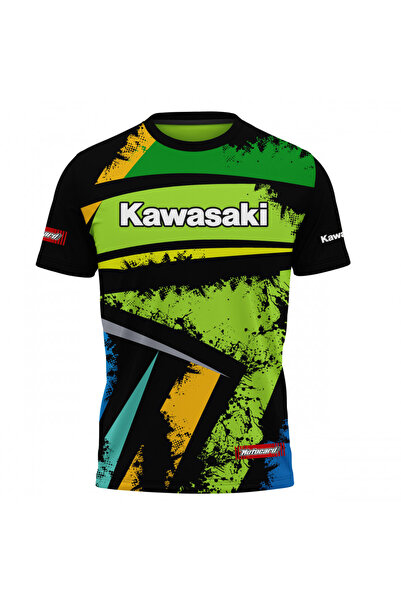 OEM Kawasaki men's t-shirt, short sleeve, multicolor M027