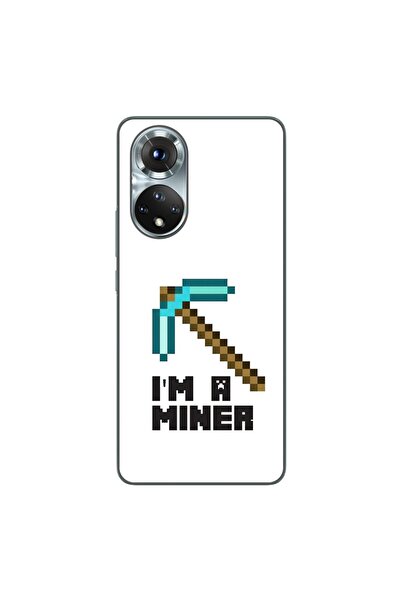 OEM Husa compatibila cu Honor 50 Silicon Gel Tpu Model Minecraft Miner
