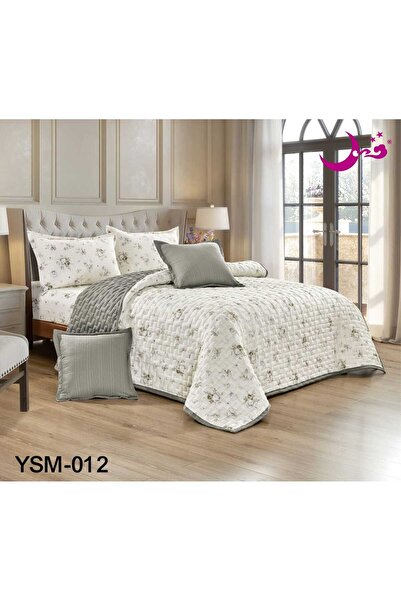 Moon Double Bed Compressed Quilted Summer Microfiber 6 Pieces - 230*250 - Com...
