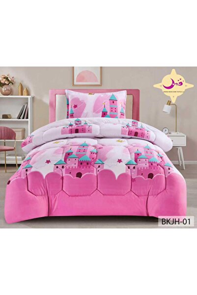 Moon Summer Children's Plush Quilt 3-Piece Set-120*200-Summer Children's Quil...
